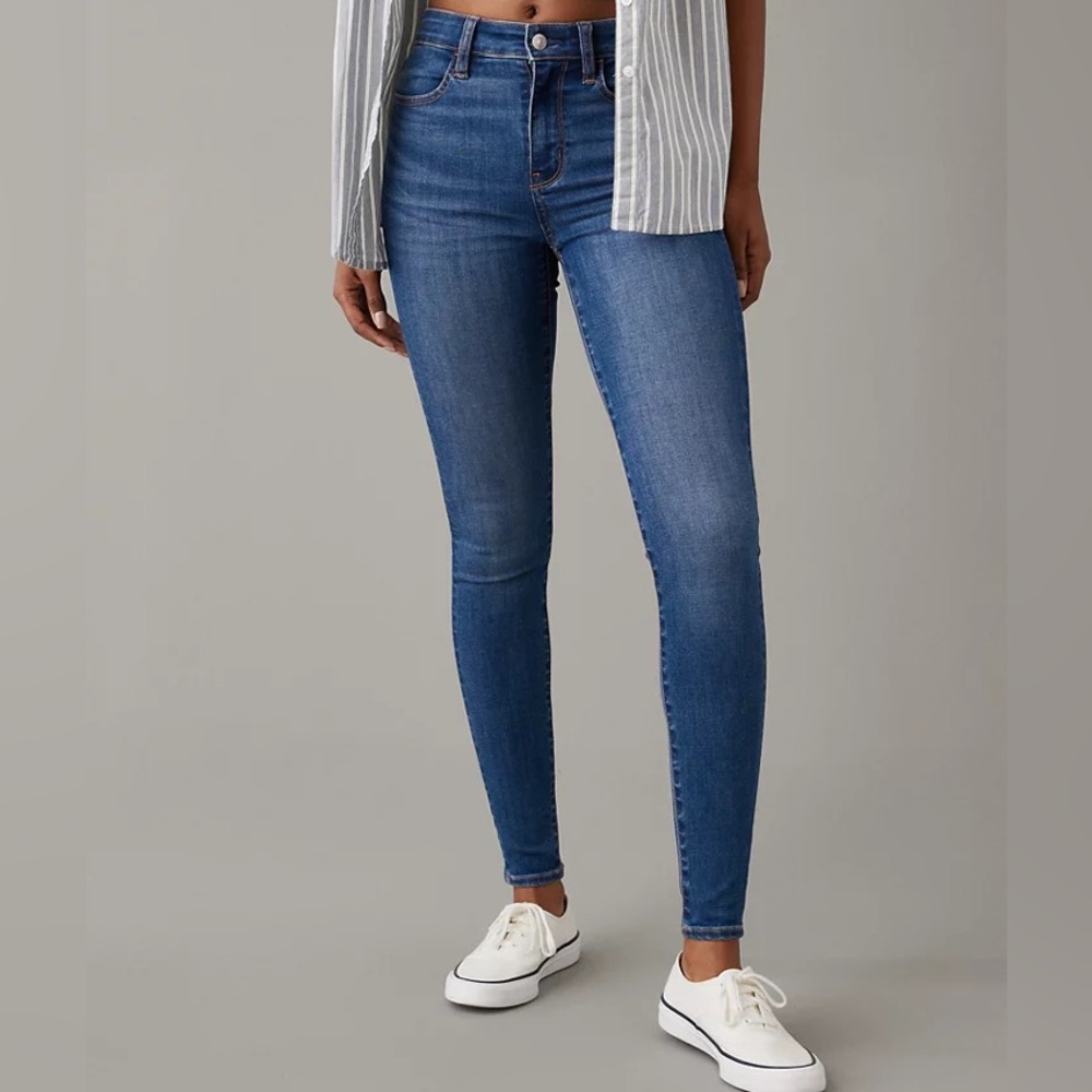 Brilliant Blue Next Level High-Waisted Jegging